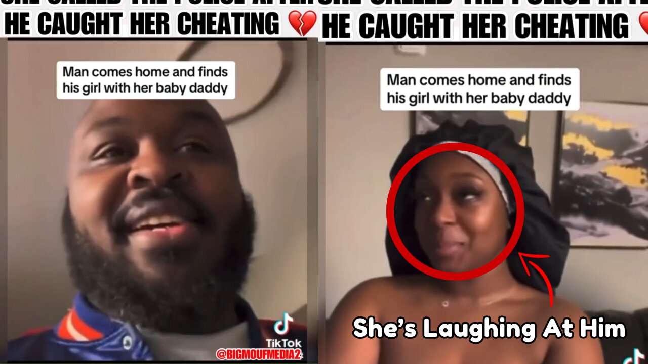 Man Catches His Girl Cheating With Baby Daddy Inside Home