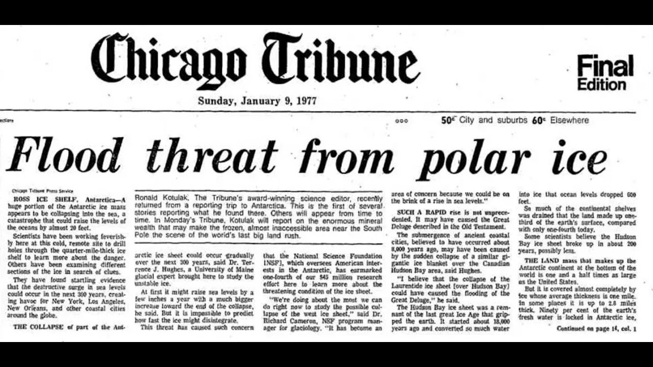 Global Warming "Could"