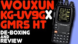 Wouxun KG-UV9GX GMRS Review - Overview Of The New GMRS Handheld HT Walkie Talkie Radio From Wouxun