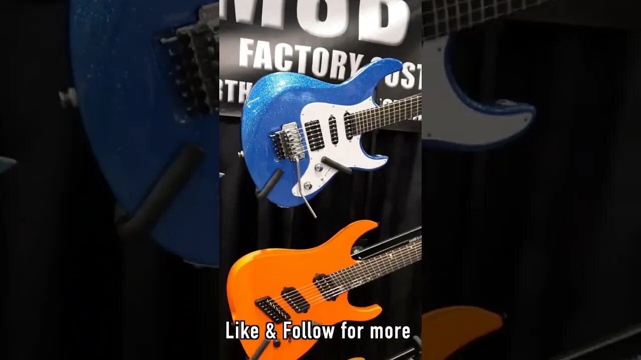 Killer Guitars 6,7, and 8 string Ormsby Guitars NAMM #shorts