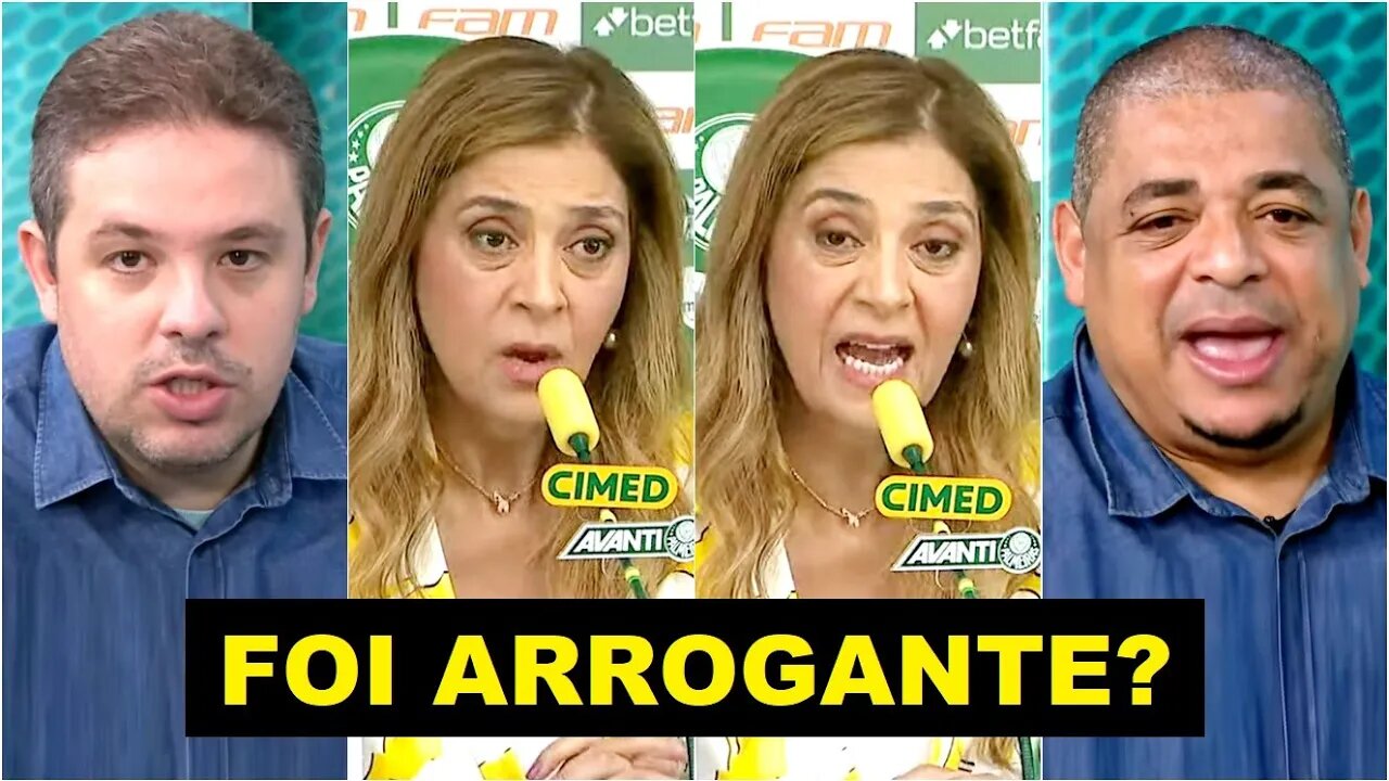Leila Pereira SÓ FALOU VERDADES ou DESRESPEITOU o Palmeiras? "Cara, essa entrevista coletiva foi..."
