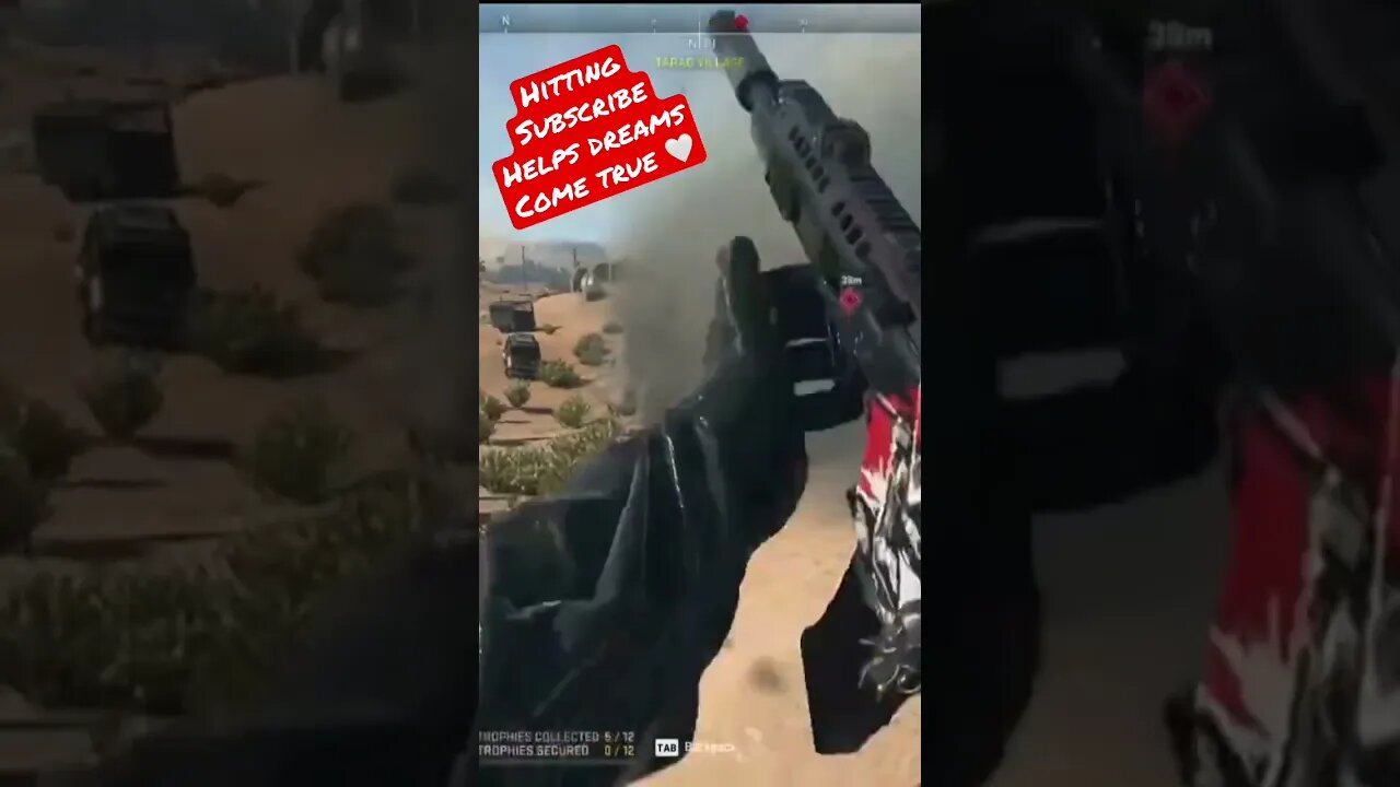 Double Kill With Laser Hemlock!! #shorts #modernwarfare #mw2 #cod #pc #clips