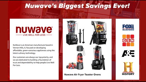 Nuwave Infinity Commercial Blender, Heavy-Duty Smoothie Blender