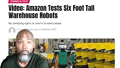 Amazon's Creepy 6-Foot Robots: The End of Human Workers?