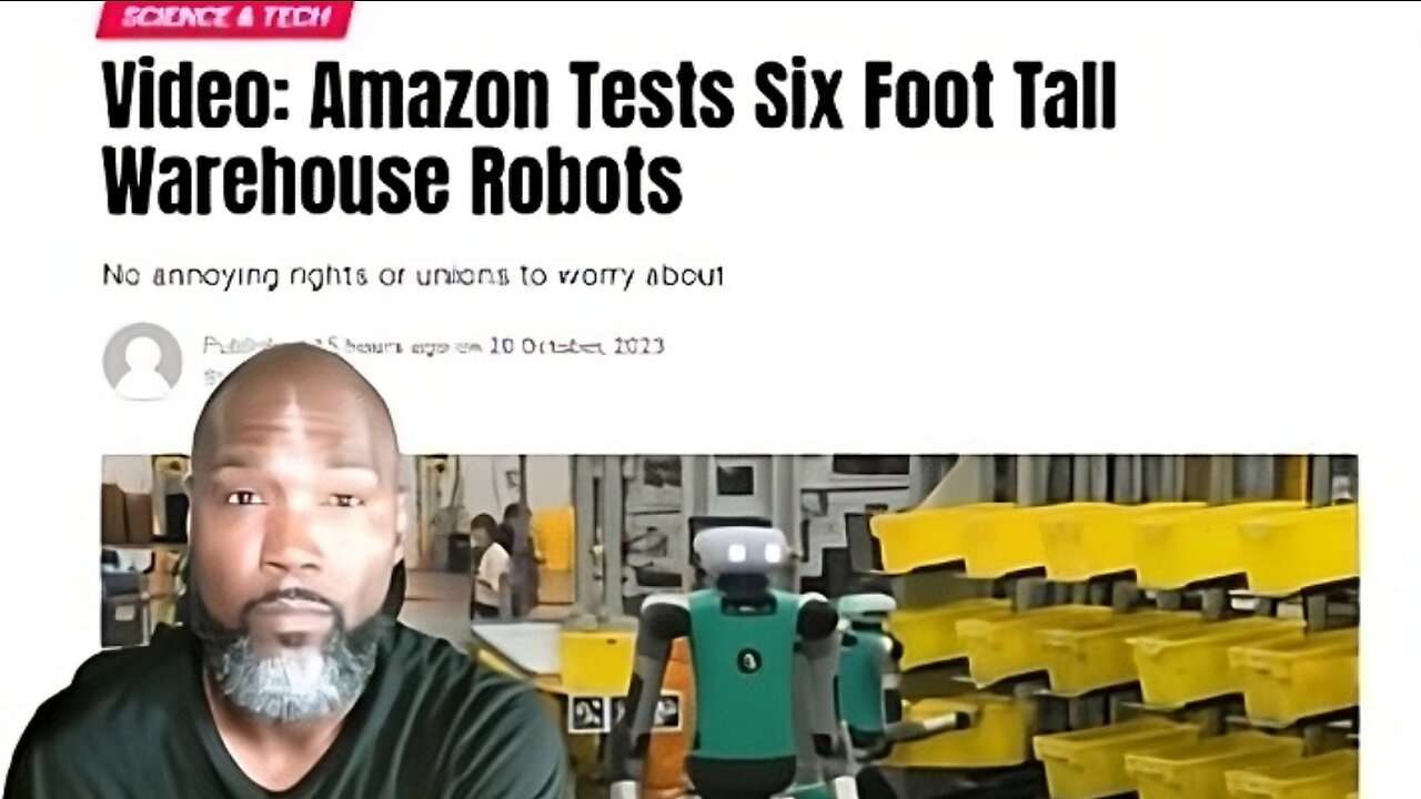 Amazon's Creepy 6-Foot Robots: The End of Human Workers?