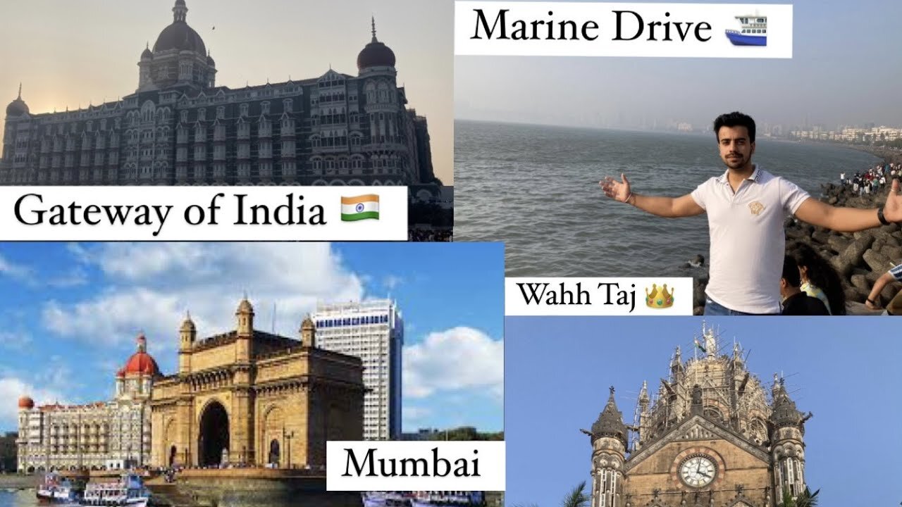 Mumbai Darshan | Marine Drive | Gateway of India | Local Train | South Bombay | Vlog