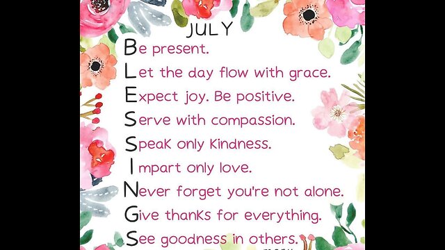 A word for the month of July✨🌟#july #wisdom #God