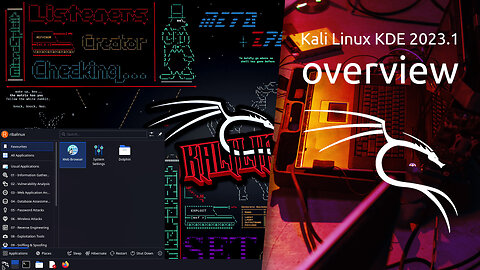 Kali Linux KDE 2023.1 overview | The most advanced Penetration Testing Distribution.