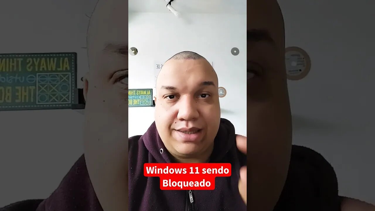 WINDOWS 11 SENDO BLOQUEADO