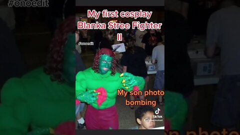 Street Fighter II Blanka cosplay at Cleveland Video Game Convention (2013).