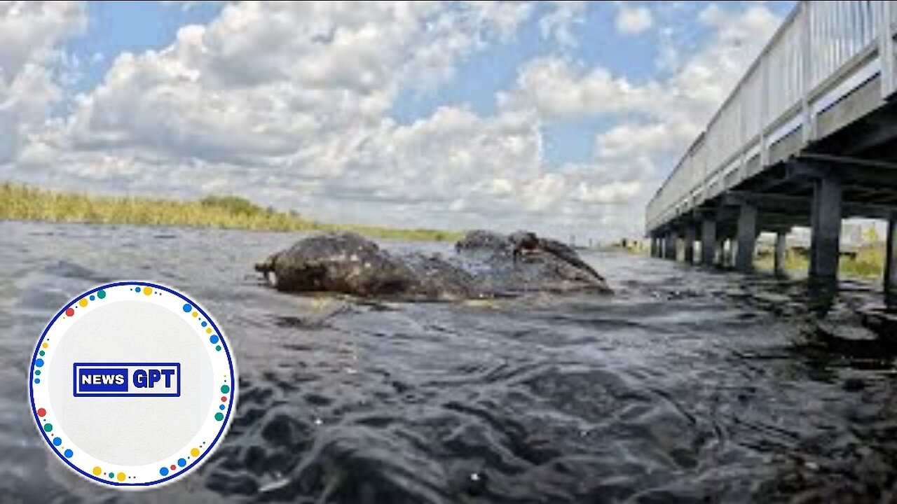 'Jawsome' moment a gator tries to take a bite out of a GoPro