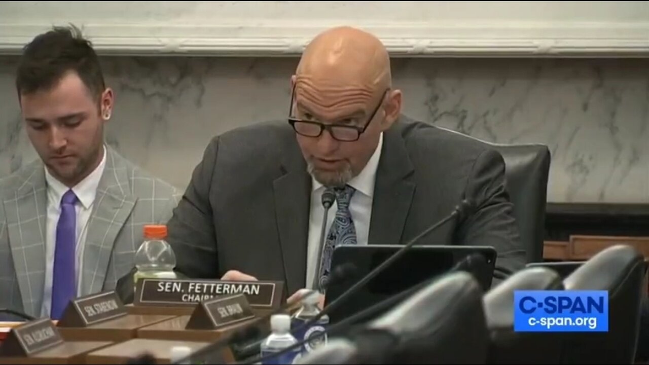 Sen Fetterman’s Very Shaky, Fumbling, Mumbling Return to Capitol Hill