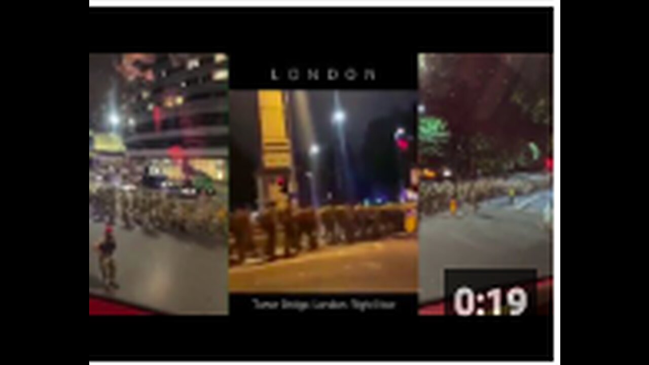 Thousands of soldiers deploying on streets of London