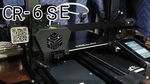 Cr 6 SE first 3d print in time-lapse never used a 3d printer before