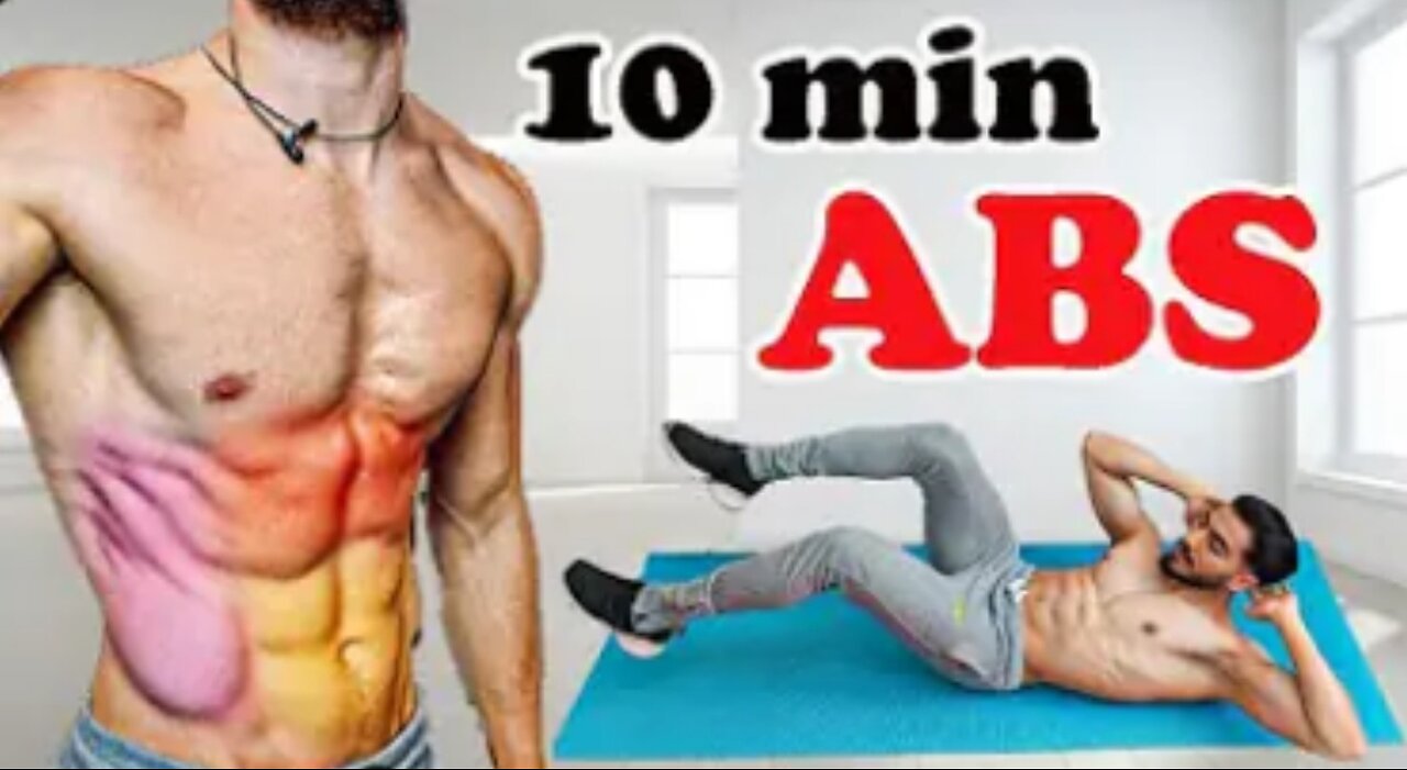 10 Min Complete abs work out at home /six pack workout