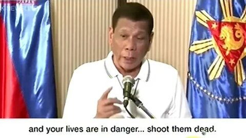 Philippines Dictator Duterte Tells Police To "Shoot Dead" People Ignoring Shelter In Place Order!