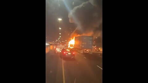 Toronto Truck Fire