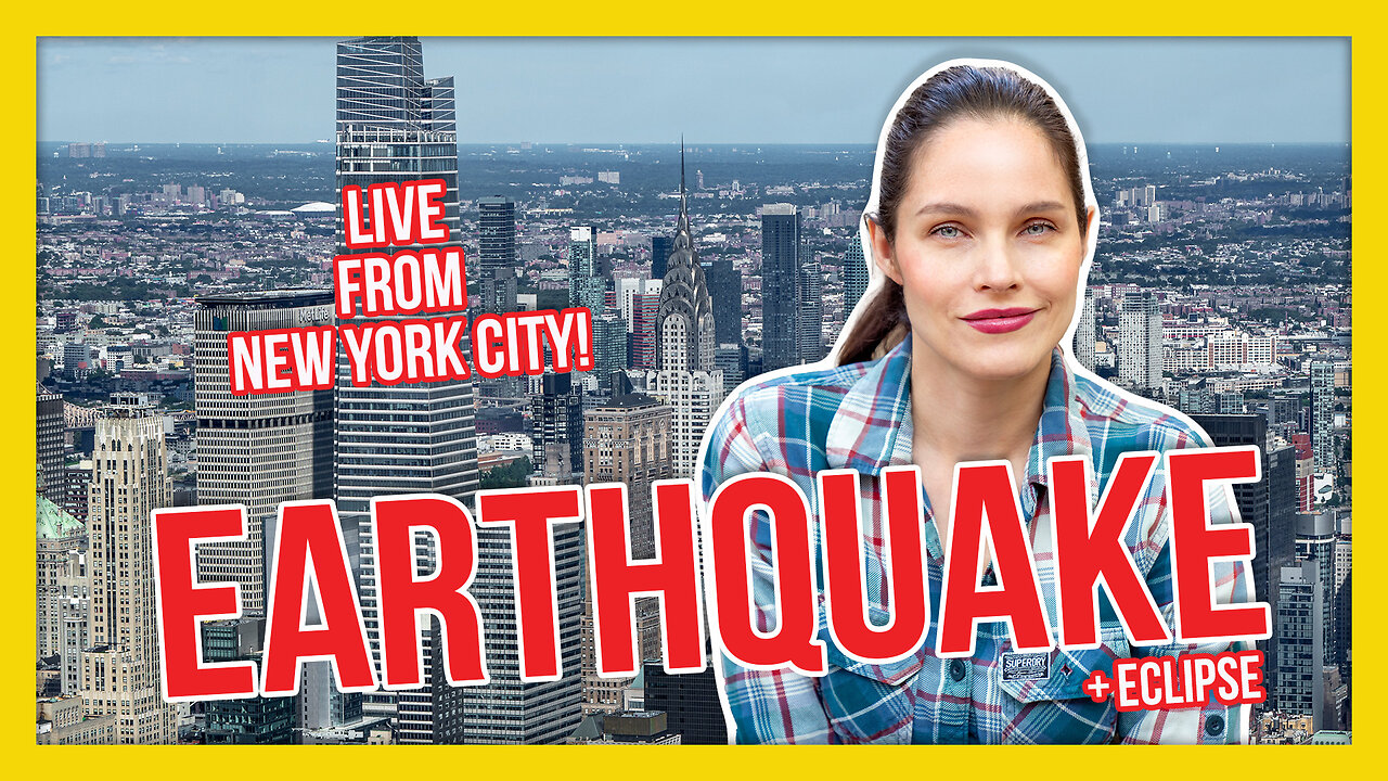 EARTHQUAKE EN ECLIPSE IN NYC - LONNEKE TALKS USA