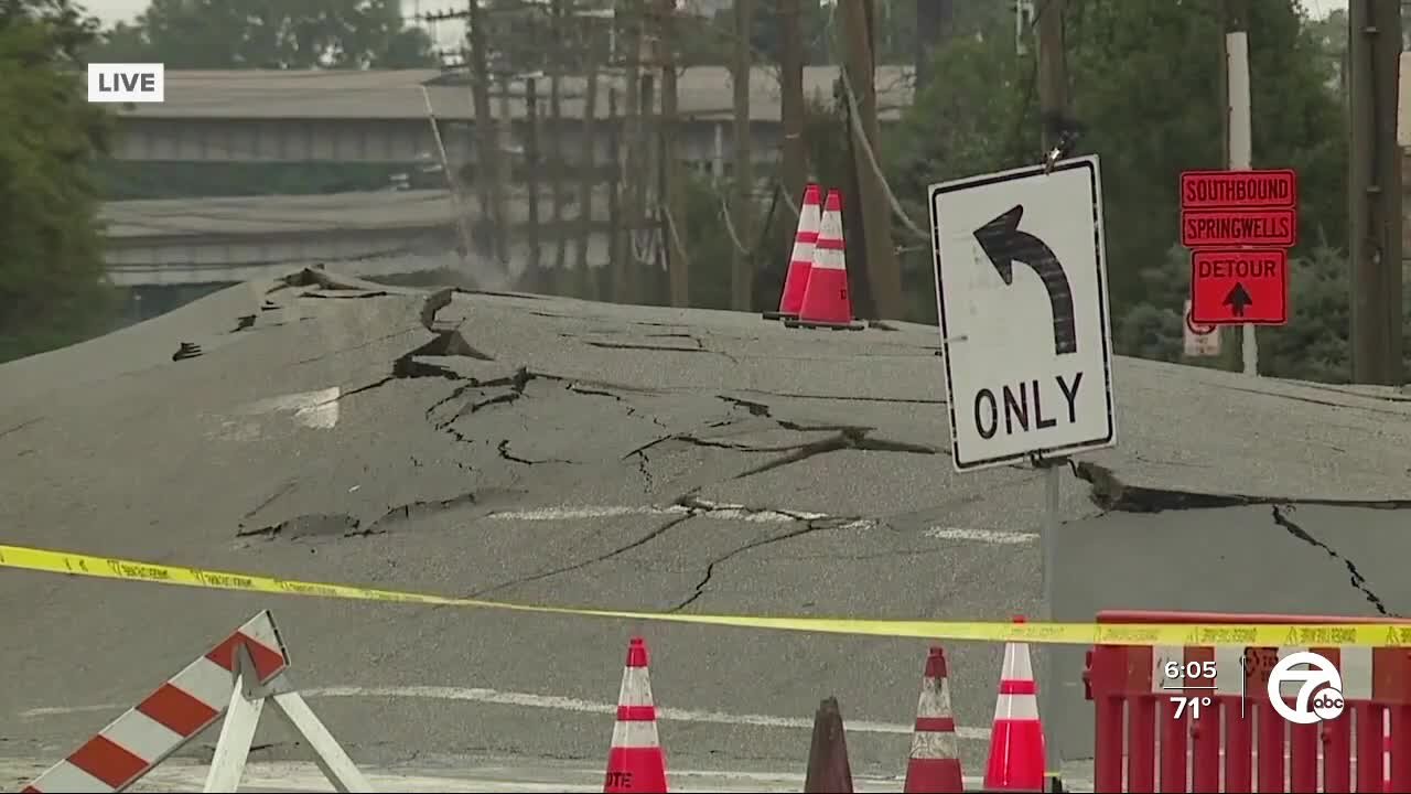 Officials still trying to determine what caused Fort Street to buckle