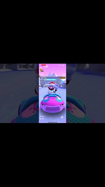 Mario Kart Tour - Mario (Santa) Gameplay (Holiday Tour 2023 Spotlight Shop Reward Driver)