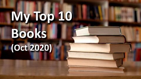 My Top 10 Books - (Obligatory Booktube List Video)