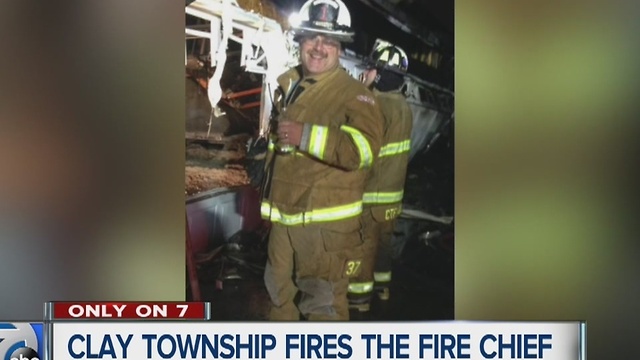 Clay Township fires the fire chief