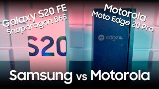 Galaxy S20 FE Snapdragon 865 e Motorola Edge 20 Pro - Comparativo de Câmeras