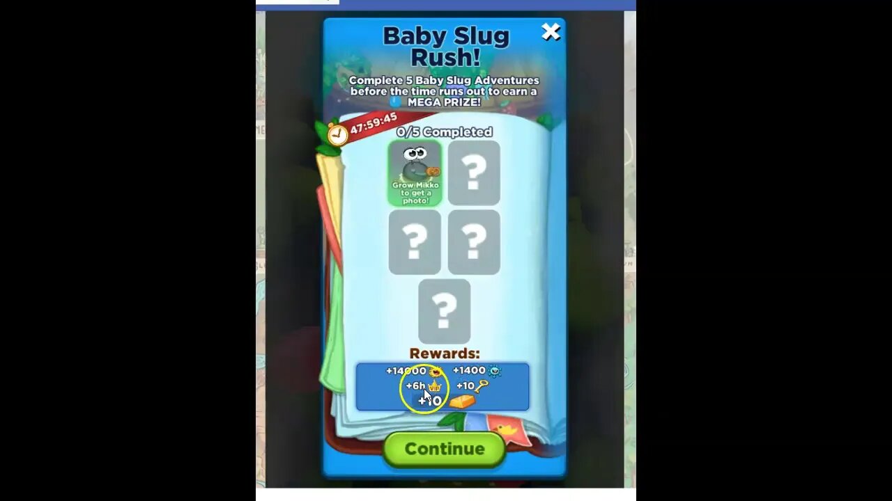 Baby Slug Race to Earn Rewards in Best Fiends!!!