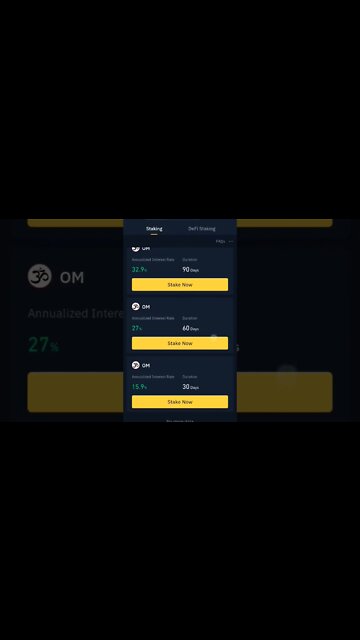 OM TOKEN BINANCE STAKING REWARD #binanceearn #bnbstaking #altcoin #cryptostaking #stakingrewards
