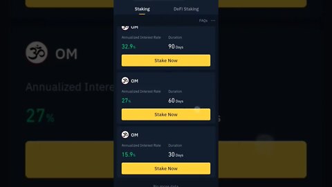 OM TOKEN BINANCE STAKING REWARD #binanceearn #bnbstaking #altcoin #cryptostaking #stakingrewards