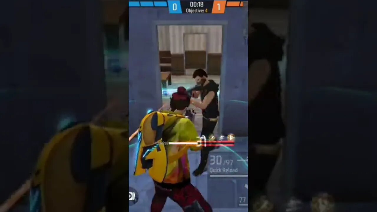 SMG gun Vs AR gun. #shorts #firefild100