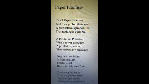 Paper Promises