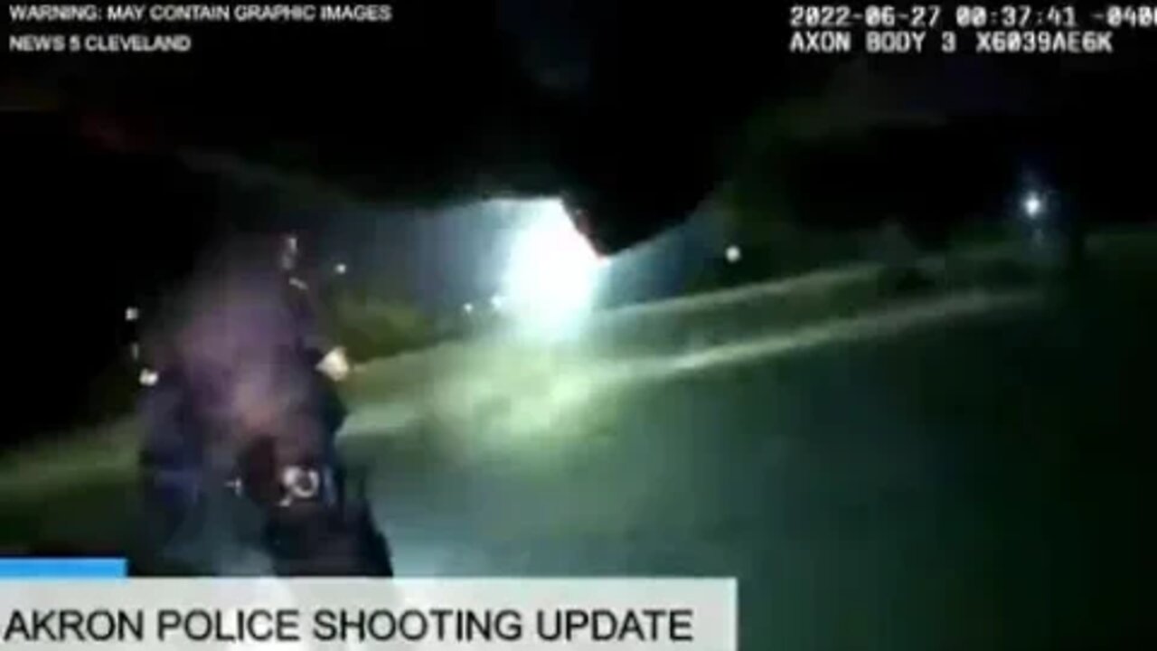 Jayland Walker POLICE SHOOTING body cam footage