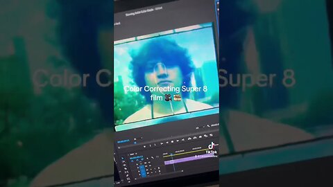 Color Grading Super 8 Film #super8 #film #shotonfilm #shorts #8mmfilm