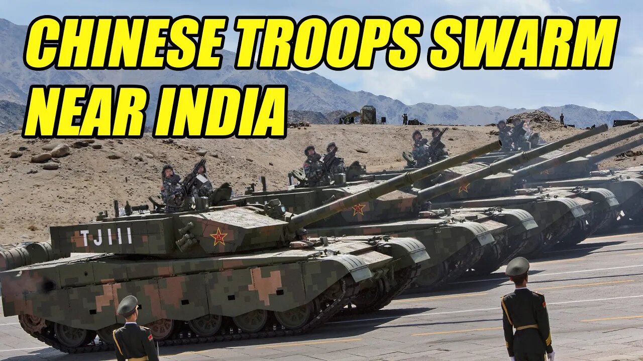 Chinese Troops Mass on Disputed Border with India