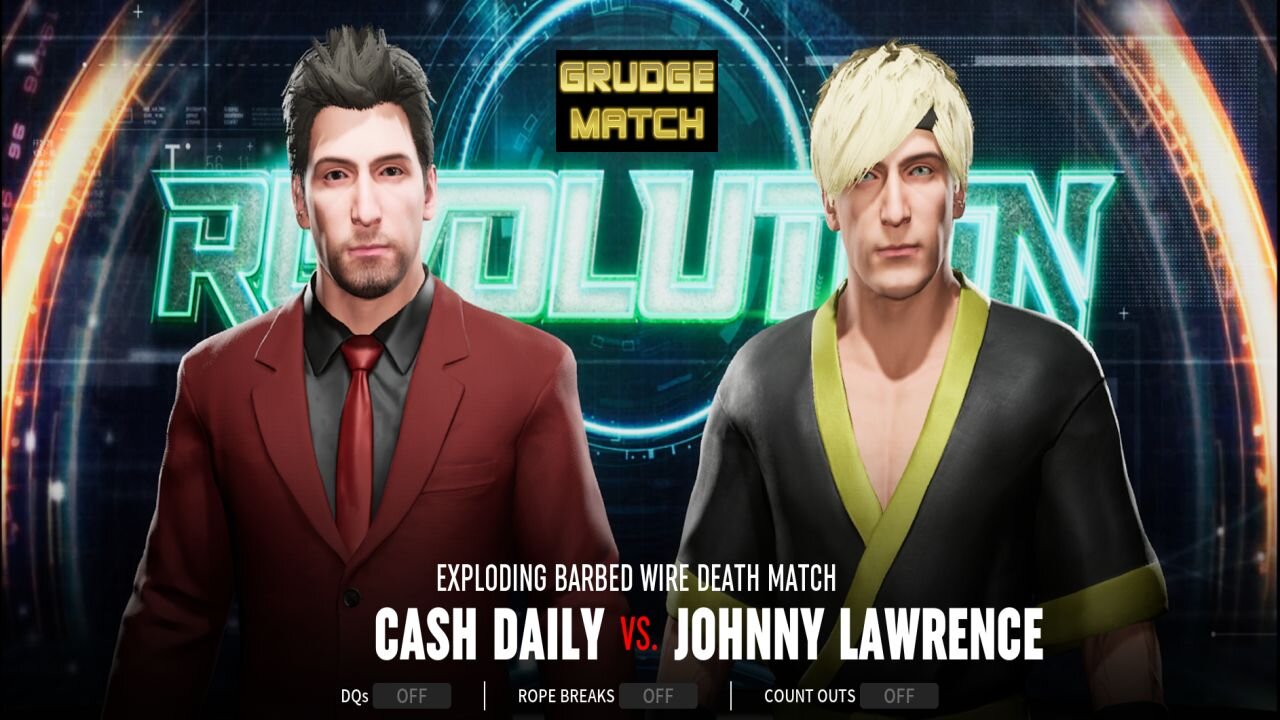 GRUDGE MATCH - Cash Daily vs Johnny Lawrence (Exploding Barbed Wire DM)