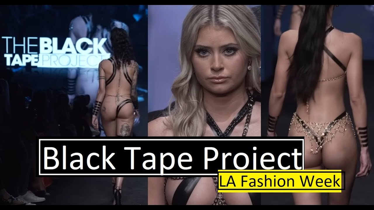 2023 Black Tape Project SLOMO RUNWAY SHOW ART HEARTS FASHION WEEK LA LOS ANGELES