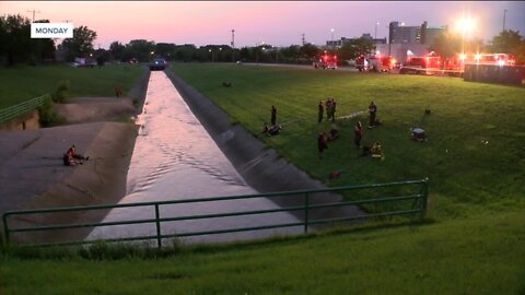 Body of 10-year-old found in river, search continues for 2 missing men in Milwaukee drainage ditch