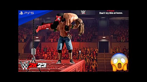 WWE 2k24 jhon cena vs edge hell in cell