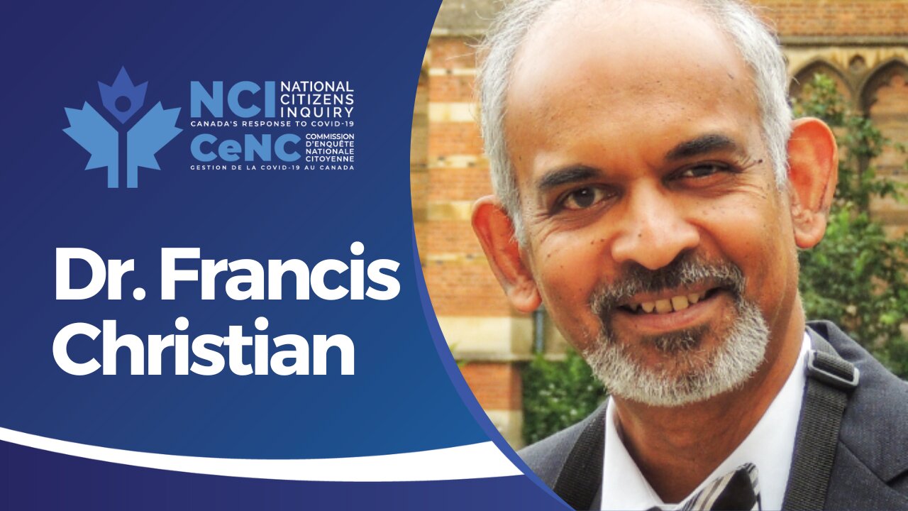 Dr. Francis Christian - Apr 20, 2023 - Saskatoon, Saskatchewan