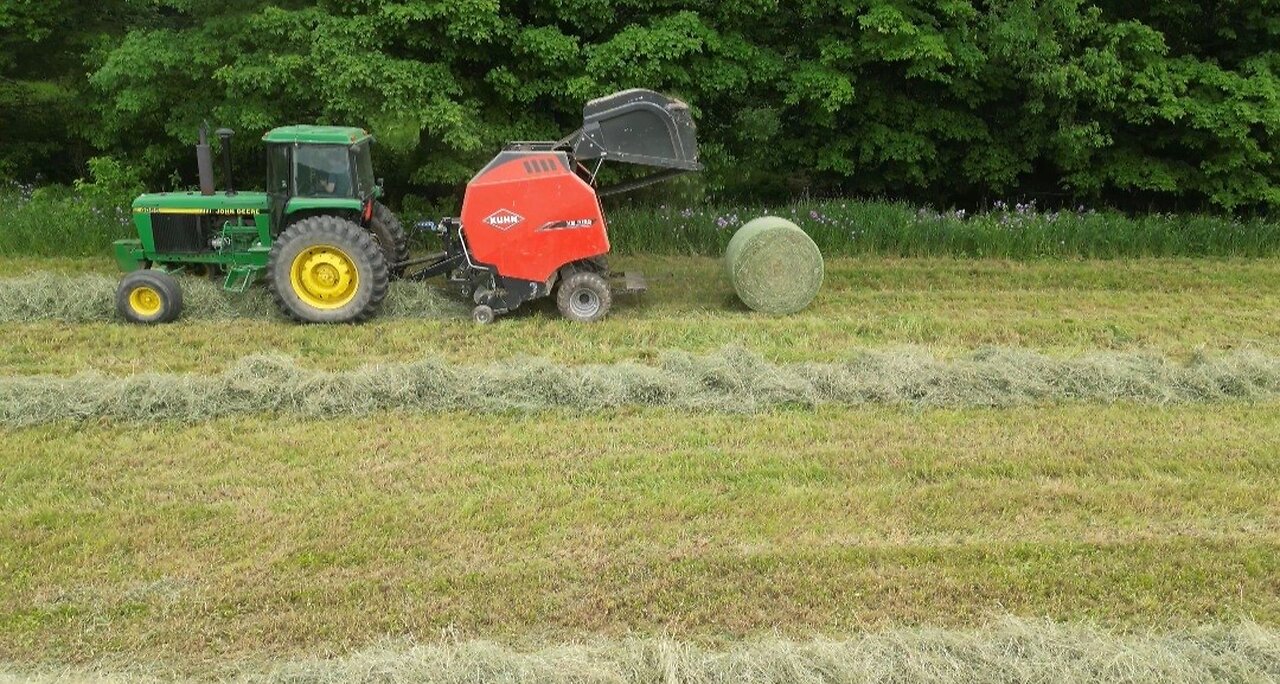 Tedding, Raking, & Baling Hay