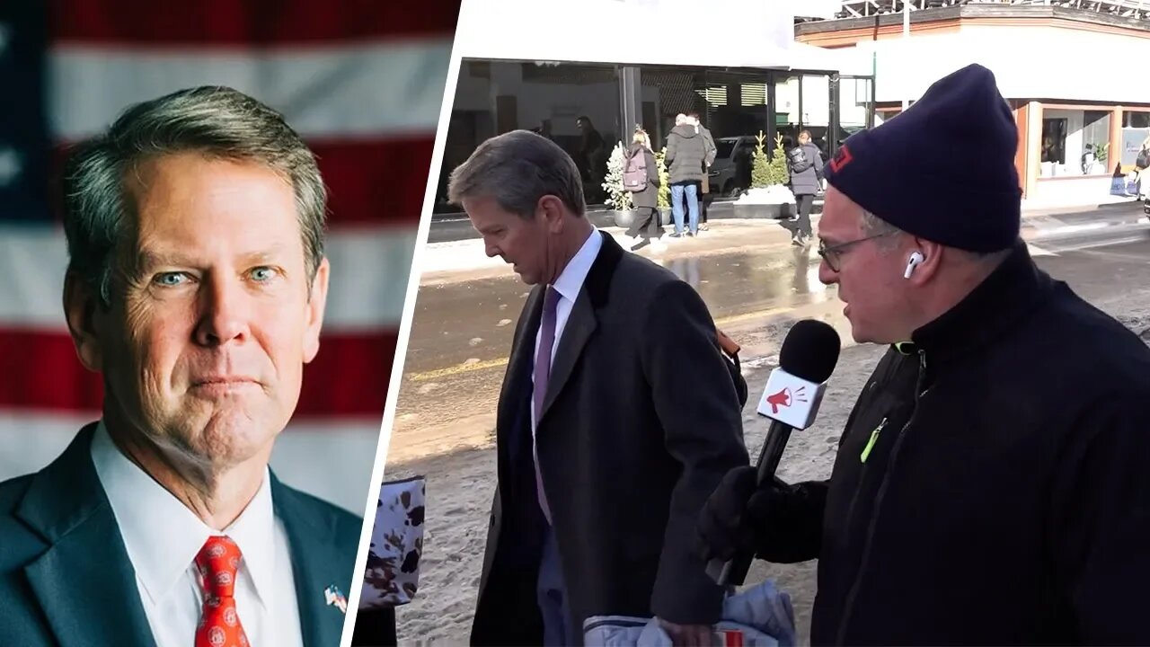 RINO Georgia Governor Brian Kemp Tries To Dodge Questions at World Economic Forum