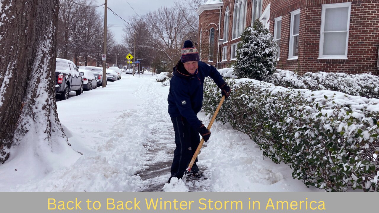 Back to Back Winter Storm in America