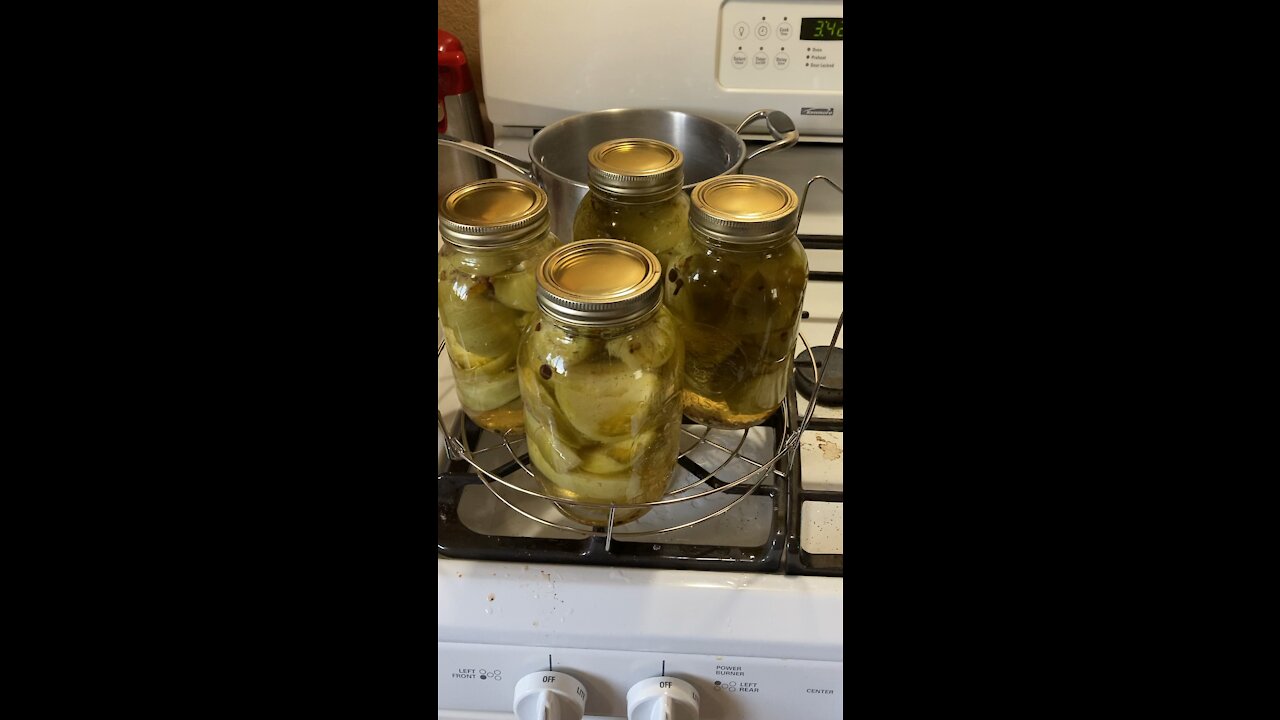 Pickled green tomatoes part 2