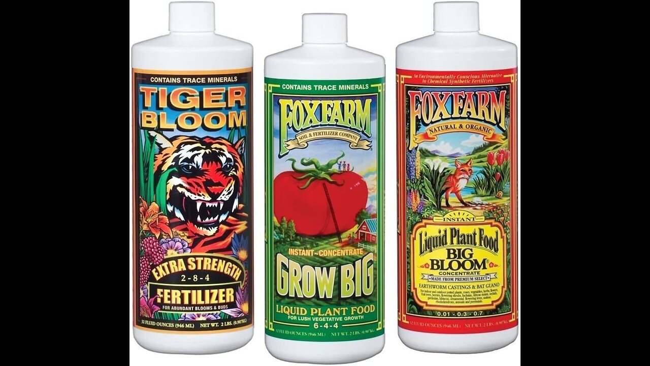 Fox Farm FX14049 Liquid Nutrient Trio Soil Formula: Big Bloom, Grow Big, Tiger Bloom (Pack of 3...