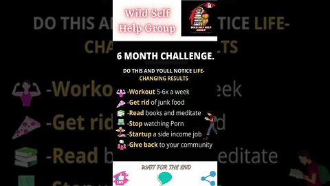 🔥6 month challenge🔥#shorts🔥#wildselfhelpgroup🔥8 August 2022🔥