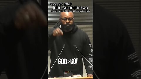 (3/3) John Amanchukwu Public Comment (06-06-2023) #shorts #shortsfeed #news #politics #school