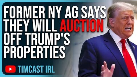 FORMER AG SAYS THEY WILL AUCTION OFF TRUMP'S PROPERTIES AFTER DESTROYING HIS COMPANY IN SHAM LAWSU..