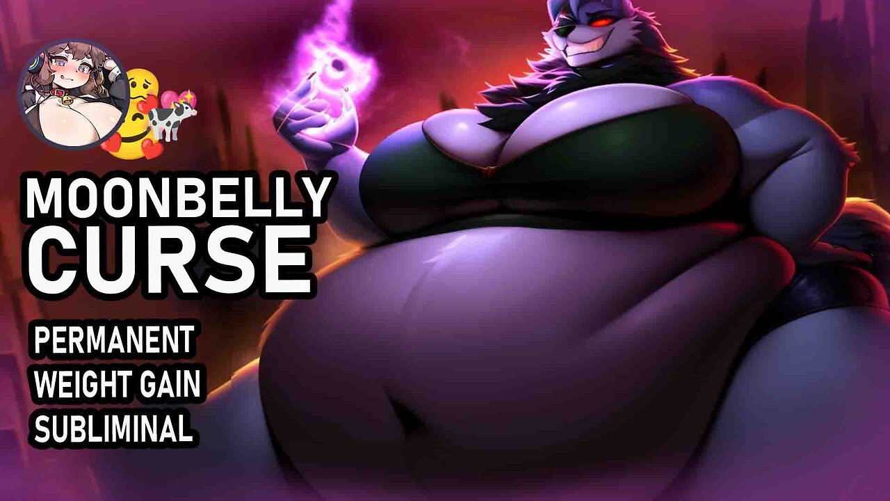 🌝🤰 MOONBELLY CURSE 🤰😈 Limitlessly Stacking Belly Expansion Subliminal and Music 🎶💖🐄