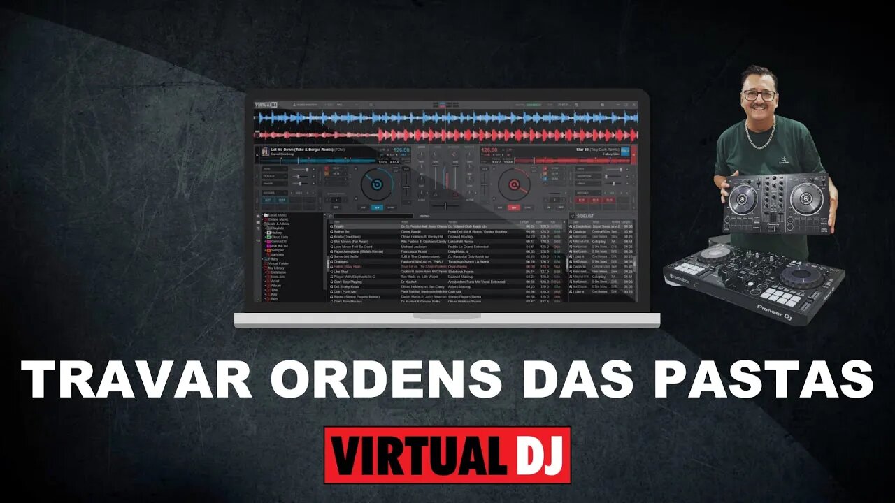 TUTORIAL TRAVAR AS ORDENS DAS PASTAS ((LOCK)) VIRTUAL DJ